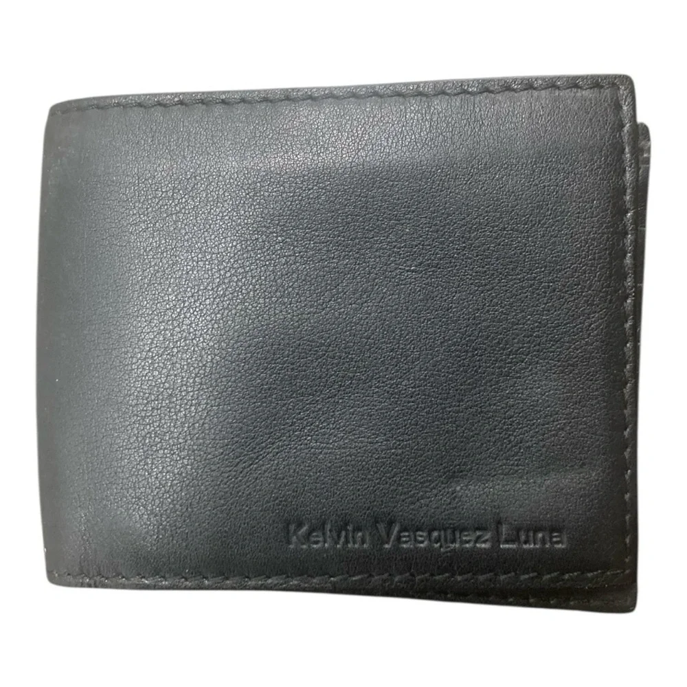 Black Leather wallet Card Holder